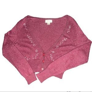 NWOT Vintage American Eagle Outfitters Embellished Cardigan